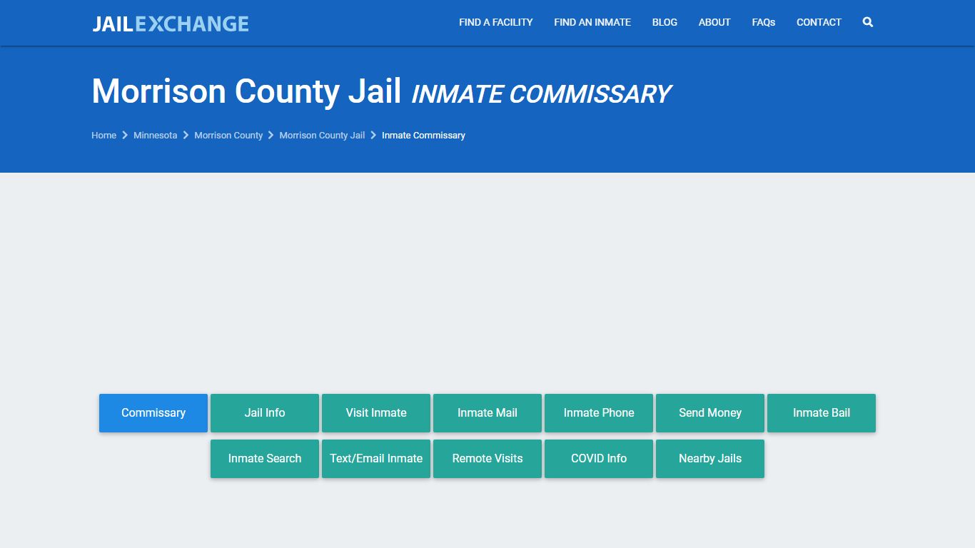 Morrison County Jail Commissary, Care Packs, Gifts ...